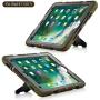 New iPad 9.7 2018 / 2017 Case, KIDSPR Lightweight Shockproof Rugged Cover with Stand Protective Full Body Rugged for Kids for New iPad 9.7 inch 2018/2017 (6th Gen, 5th Gen) (Army/Black)