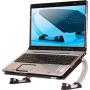 Allsop Redmond Adjustable Laptop Stand, Vented Curved Sturdy Metal Ergonomic Riser