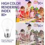 Ceiling Fan Light Bulb 5000K Daylight A15 LED Bulb,E26 Medium Base Chandelier Light Bulb,Cotanic 6W 60W Equivalent,600lm,Non-Dimmable,6 Pack