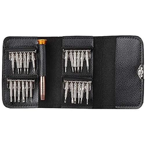 25 in 1 Precision Magnetic Screwdriver Set, DIY Mini Repair Tool Kit and Mini Screwdriver Tool Set for electronic products, PC, SLR cameras, Glasses, Mobile Phone, Laptop, Watch, RC Quadcopter Drone