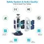 Keedox Power Strip Tower Surge Protector, 8 Outlet 4 USB Ports Electric Charging Station, Multi Plug Outlet with 10Ft Long Extension Cord
