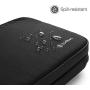 tomtoc Electronics Organizer Travel Cable Organizer Accessories Case Pouch Bag for Cable, Charger, Power Bank, Hard Drive, USB Hub, USB Flash Drive, SD Card, Phone, Black