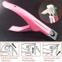 Joligel Polygel Nail Starter Kit With UV/LED Lamp, Builder Gel + Nail Extension Forms Tips + 3-Way Tip Clipper + Cuticle Pusher + Brush + File Buffer + Remover Wraps (Pink For French Manicure)