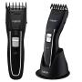 FUJICOM XTRIM Cordless Professional Hair Clipper and Beard Trimmer for Men – Adjustable Length Stetting, unique blade combs with round frame to prevent skin abrasion, Rechargeable Long Lasting Battery