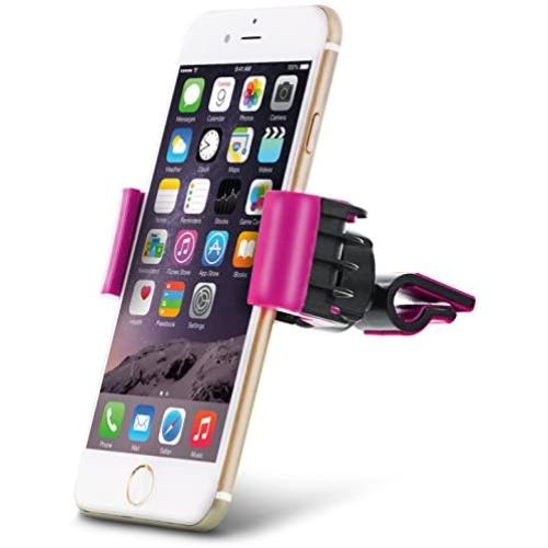 Aduro U-Grip Phone Car Mount (Air Vent) Swivel Universal Smartphone Holder for Your Car (Pink)