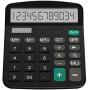 Helect Calculator, Standard Function Desktop Calculator, Black