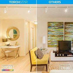TORCHSTAR PAR30 Dimmable LED Spotlight Bulbs, Long Neck, CRI90+, 12W (75W Eqv.), UL & Energy Star Listed, E26 Standard Base, 840Lm, 3000K Warm White, for Recessed Trim Lighting, Track Light, Pack of 6