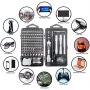 117 in 1 Precision Screwdriver Set, Repair Tools Kit Screw Driver Set For Flat, Phillips, Pentalobe, Torx Star for iPhones, Computer, Tablet, Smartphone, Electronic Product, Glasses etc