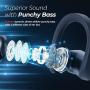 Wireless Earbuds Sport, Mpow Flame Lite in Ear Bluetooth Earbuds Sport, Bass+ IPX7 Waterproof Sport Earphones, BT5.0/Touch Control/Mono&Twin Mode/30H Playtime/USB-C Charging Case/Built-in Mics,Blue
