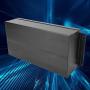55 x 106 x 200mm Enclosure Electronic DIY Circuit Board Project Aluminum Box Cooling Case Aluminum Alloy Box, Split Type, Black/Sand SilverElectrical Boxes((sand black with bending plate))