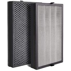 VALKIA Air Purifier Replacement Filter for PU-P01, Upgraded Activated Carbon Air Cleaner Purifier Filter, True HEPA Replacement Filter Air Purifier, Remove 99.97% Smoke Dust Odor (2 Pieces)