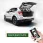 Smart Phone/Remote Key Double Control PKE Car Alarm System Passive Keyless Entry Remote Engine Start One Key Push Start Stop Button Shock Sensor Alarm (No Remote Start Only Lock/Unlock The Car)