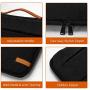 KINGSLONG 15 15.6 Inch Laptop Sleeve Case Bag, Slim Lightweight Laptop Computer Notebook Ultrabooks Carrying Case Handbag Cover for Men Women Fit for Acer Dell Lenovo HP Toshiba ect, Black