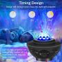 Galaxy Star Light Projector Skylight Nightlight Projector for Bedroom Ceiling,with Music Speaker,Remote Control,Voice Control,Night Light Projector for Kids Adults Birthday Party Decoration