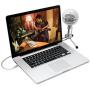 Blue Snowball USB Microphone (Textured White)