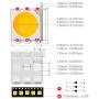 Chanzon 100 pcs 5050 Warm White 3000K SMD LED Diode Lights (Surface Mount 5mm x 5mm 3 Chips PLCC 6 pins 60mA 15-18LM) Super Bright Lighting Bulb Lamps Electronics Components Light Emitting Diodes Chanzon 100 pcs 5050 Warm White 3000K SMD LED Diode Lights (Surface Mount 5mm x 5mm 3 Chips PLCC 6 pins 60mA 15-18LM) Super Bright Lighting Bulb Lamps Electronics Components Light Emitting Diodes