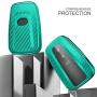ELOHEI for Toyota Key Fob Cover Premium Soft TPU 360 Degree Protection Key Case Compatible with 2018 2019 2020 Toyota Camry RAV4 Avalon C-HR Prius Corolla Smart Key (Green)