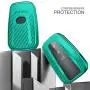ELOHEI for Toyota Key Fob Cover Premium Soft TPU 360 Degree Protection Key Case Compatible with 2018 2019 2020 Toyota Camry RAV4 Avalon C-HR Prius Corolla Smart Key (Green)
