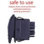 ESUPPORT Car Marine Blue LED Toggle Switch Dash 4pin Pack of 5