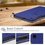 Fintie Folio Case for Samsung Galaxy Tab A 8.0 2019 Without S Pen Model (SM-T290 Wi-Fi, SM-T295 LTE), [Corner Protection] Slim Fit Premium Vegan Leather Stand Cover, Navy