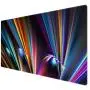 Benvo Extended Mouse Pad Large Gaming Mouse Pad- 35.4x15.7x0.12 inch Computer Keyboard Mouse Mat Non-Slip Mousepad Rubber Base and Stitched Edges for Game Players, Office, Study, Rainbow Line Design