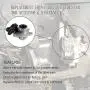 4WD Front Differential Axle Disconnect Intermediate Shaft Bearing Assembly Compatible with Chevrolet Trailblazer GMC Envoy XL XUV Isuzu Ascender Buick Rainier Oldsmobile Bravada Replaces 600-115