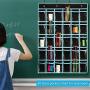 Classroom Pocket Chart Organizer,KEEPJOY Cell Phones Calculator Holder for Classroom with 30 Clear Pockets and Number Sticker Size 33.5X 24.5 Inch (2pack-Black)