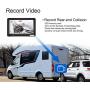ZEROXCLUB HD Digital Wireless Backup Camera for RV/Truck/Trailer/Van/Bus, 7 Inch HD 1080p LCD Monitor and IP69 Waterproof Rear Camera System,HDCVI Signal,Night Vision,Record(HW01-grey)