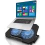Laptop Cooling Pad, Gaming Laptop Cooler Stand with 2 Quiet Cooling Big Fans, 5 Stand Height Adjustable, Dual USB 2.0 Ports, Adjustable The Wind Speed for 11-17'' Notebook, MacBook Air Pro, Microsoft