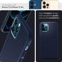 Spigen Liquid Air Armor Designed for iPhone 12 / Designed for iPhone 12 Pro Case (2020) - Navy Blue
