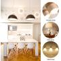 LOHAS LED G25 Globe Bulb 60W Equivalent, Bathroom Vanity Round LED Light Bulb 9W 800LM Warm White 2700K, E26 Base Make up Light, G25 Globe Light Bulbs Bathroom Kitchen for Decorative Light, 4 Pack