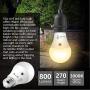 Dusk to Dawn Light Bulb- 2 Pack, AmeriTop A19 LED Sensor Light Bulbs; UL Listed, Automatic On/Off, 800 Lumen, 10W(60 Watt Equivalent), E26 Base, Indoor/Outdoor Lighting Bulb (3000K Warm White)