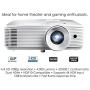 Optoma HD39HDR High Brightness HDR Home Theater Projector | 120Hz Refresh Rate | 4000 lumens | Fast 8.4ms Response time with 120Hz | Easy Setup with 1.3X Zoom | 4K Input | Quiet Operation 26dB