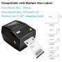 MFLABEL Label Printer, 4x6 Thermal Printer, Commercial Direct Thermal High Speed USB Port Label Maker Machine, Etsy, Ebay, Amazon Barcode Express Label Printing