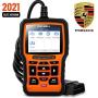 FOXWELL NT510 Elite Full-System Diagnostic Tool for Porsche, OBD2 Scanner Code Reader HVAC 4WD Bi-Directional Scan Tool with Oil Reset EPB SAS TPS TPMS and Battery Registration etc