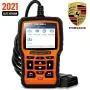 FOXWELL NT510 Elite Full-System Diagnostic Tool for Porsche, OBD2 Scanner Code Reader HVAC 4WD Bi-Directional Scan Tool with Oil Reset EPB SAS TPS TPMS and Battery Registration etc