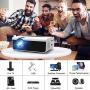 GRC Mini Projector, Portable WiFi Movie Projector with Synchronize Smart Phone Screen, 1080P and 200” Display Supported , Compatible with Android, iOS, TV Stick, HDMI, USB , AV for Home/ Outdoor Movie GRC Mini Projector, Portable WiFi Movie Projector with Synchronize Smart Phone Screen, 1080P and 200” Display Supported , Compatible with Android, iOS, TV Stick, HDMI, USB , AV for Home/ Outdoor Movie