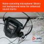 Plantronics 80057-11 CT14 Cordless Headset Phone, Black
