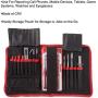 Stalwart - 75-ST6062 Electronic Repair Tech Tool Kit- 70 Piece Set with Precision Screwdriver, Bits, Tweezers and More For Repairing Cell Phone/Tablet/Laptop By