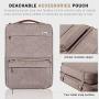 Voova Smart Laptop Sleeve Case Computer Carrying Bag with Attachable Separate Accessory Pouch, Compatible with 13-13.3 inch MacBook Air/MacBook Pro, 13 XPS / Chromebook / Notebook, Waterproof, Khaki