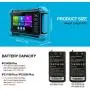 Rsrteng IP Camera Tester, IPC-5100 Plus 8MP AHD CVI TVI CVBS IP Camera Test 4K HD Display Video Monitor 5inch IPS Touch Screen IPC Tester Support POE PTZ WiFi RS485 HDMI & VGA Input DC12V Output