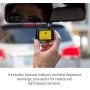 Garmin Dash Cam 55, 1440p 2.0'' LCD Screen, Extremely Small GPS-enabled Dash Camera with Voice Control, Loop Recording, G-Sensor and Driver Alerts, Includes Memory Card