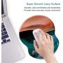ITNRSIIET Mouse Pad, Ergonomic Mouse Pad with Gel Wrist Rest Support, Gaming Mouse Pad with Lycra Cloth, Non-Slip PU Base for Computer, Laptop, Home, Office & Travel, Abstract Marbling