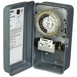 NSI 8000 Series Many Daily ON/Off Operations Per Day Duty Cycle 24 Hour Time Switch, Metal Indoor NEMA 1, 480/120 Trans. Input Supply, SPDT Output Contact (8001U)