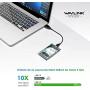 WAVLINK USB 3.0 to SATA External Hard Drive Enclosure for 2.5 inch 5mm/7mm/9.5mm SATA I/II/III HDD SSD Support UASP Function, Max 4TB Tool-Free Design