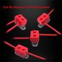 Ampper DC 12V - 24V Automatic Reset Circuit Breaker with Cover Stud Bolt for Automotive and More (30A, 4Pcs)