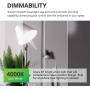 Sunco Lighting 6 Pack A15 LED Bulb, 8W=60W, 4000K Cool White, Dimmable, 800 LM, E26 Base, Refrigerator & Fan Light - UL, Energy Star