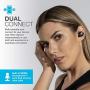 JLab Audio Go Air True Wireless Bluetooth Earbuds + Charging Case | Black | Dual Connect | IP44 Sweat Resistance | Bluetooth 5.0 Connection | 3 EQ Sound Settings: JLab Signature, Balanced, Bass Boost