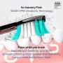 AquaSonic Black Series Ultra Whitening Toothbrush – ADA Accepted Rechargeable Toothbrush - 8 Brush Heads & Travel Case - Ultra Sonic Motor & Wireless Charging - 4 Modes w Smart Timer - Sonic Electric