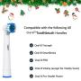 Genkent Replacement Brush Heads Compatible With Electric Toothbrush Oral-B Sensitive Gum Care Electric Toothbrush, 20 Count